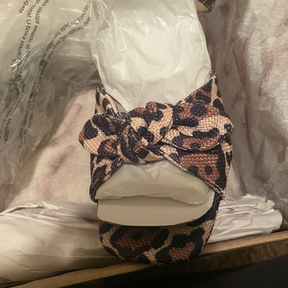 Jessica Simpson Womens Delirah Denim Ankle Strap Wedge Sandals NIB - Picture 5 of 10